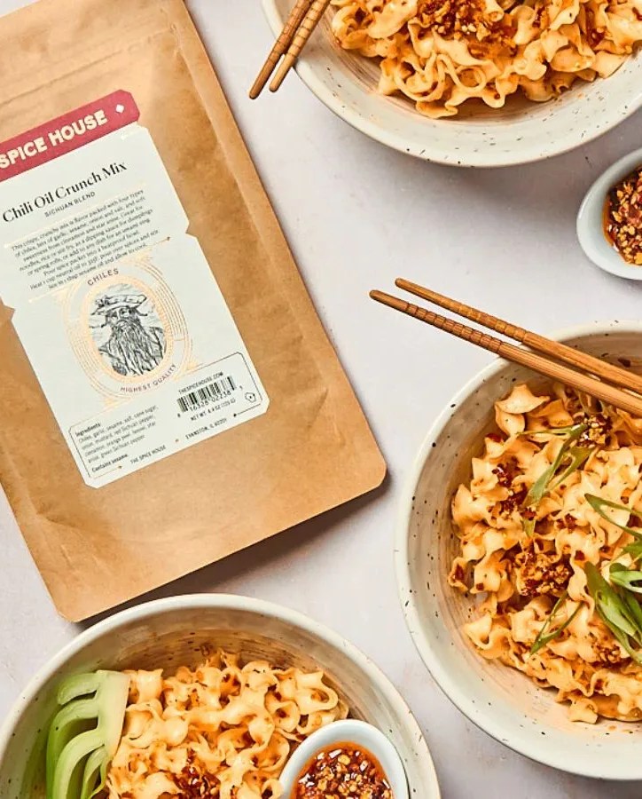 the spice house sichuan chili oil crunch mix