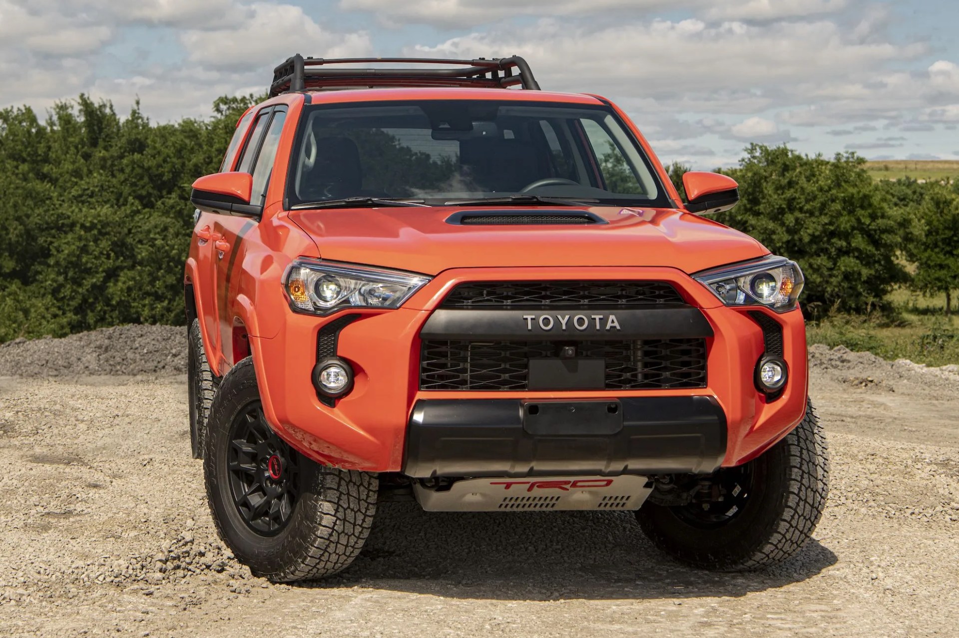 toyota 4runner parked on dirt