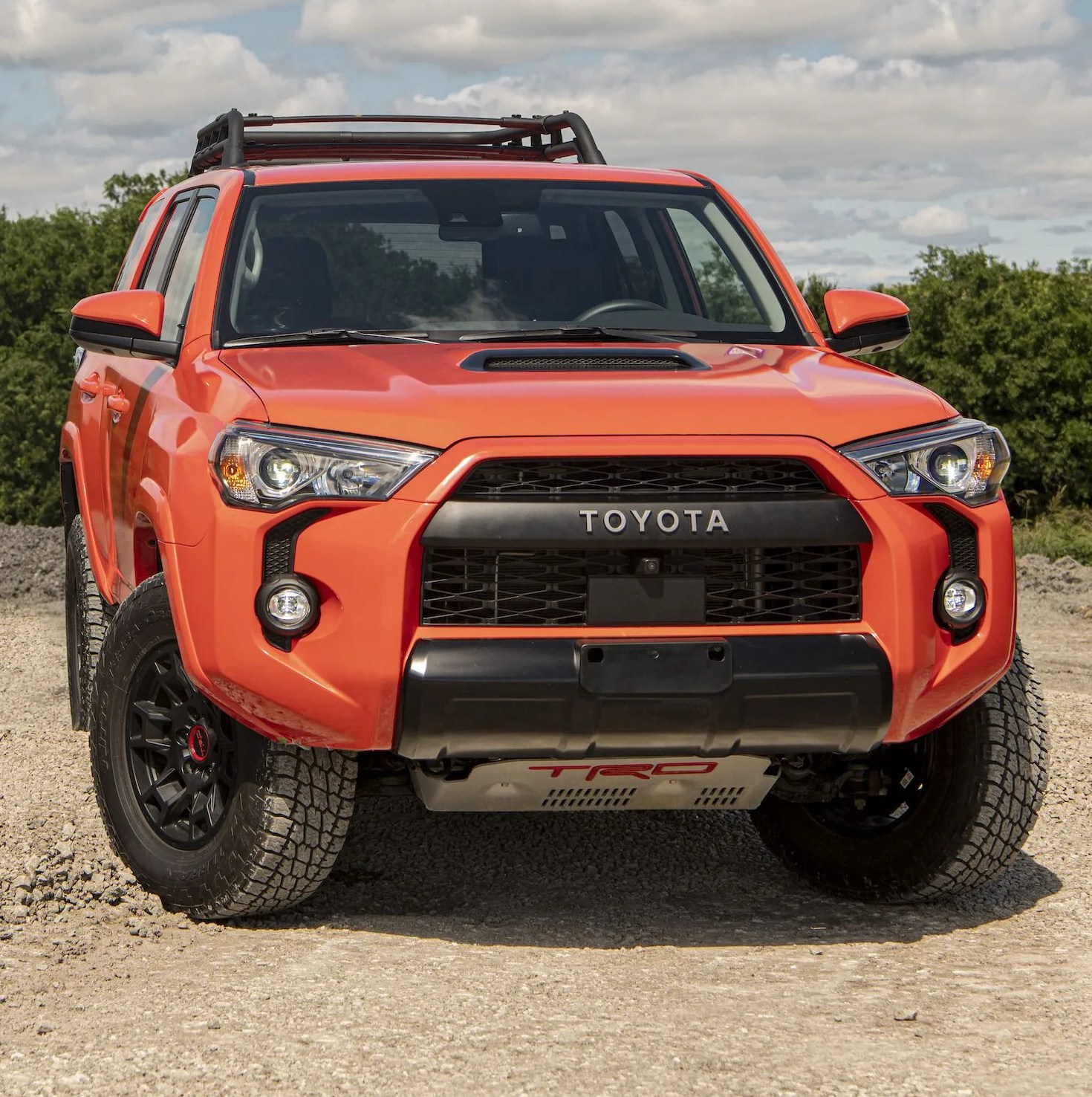 toyota 4runner parked on dirt