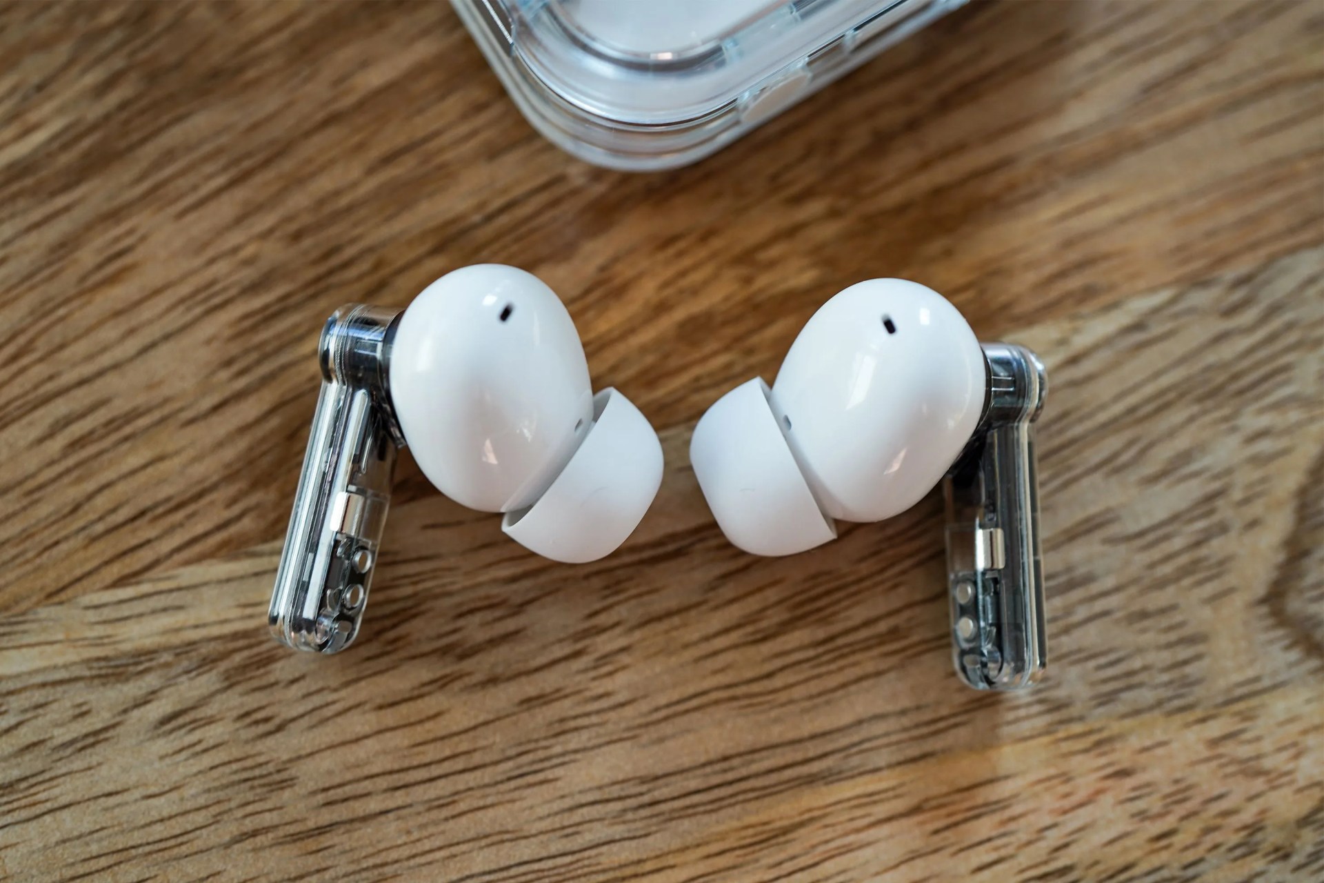nothing ear 2 on a table