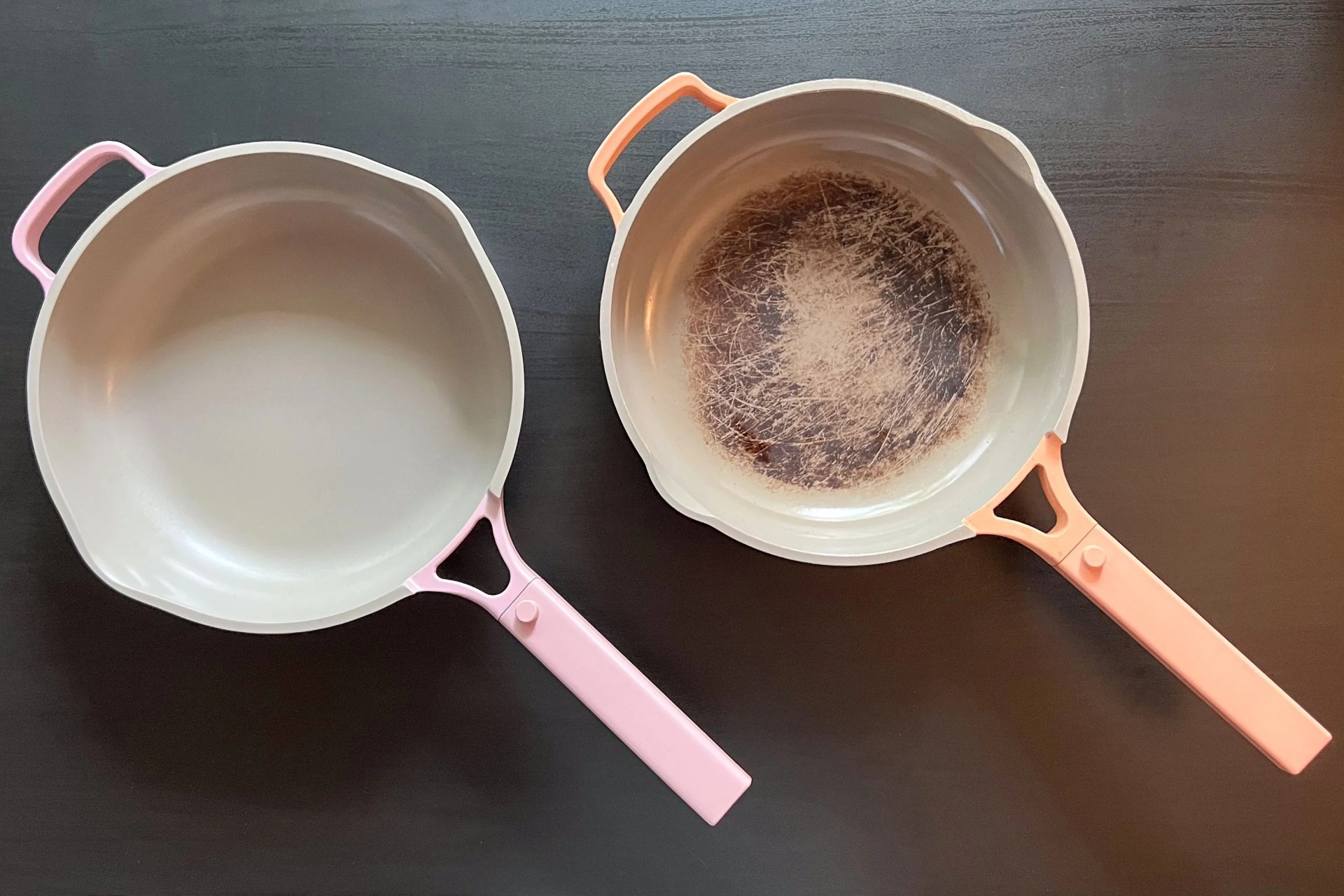 always pan 1 and 2 side by side