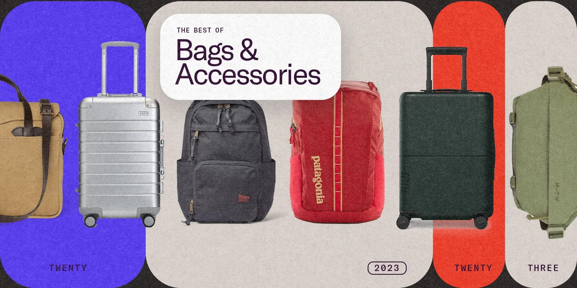 bags with a graphic that says the best of bags and accessories