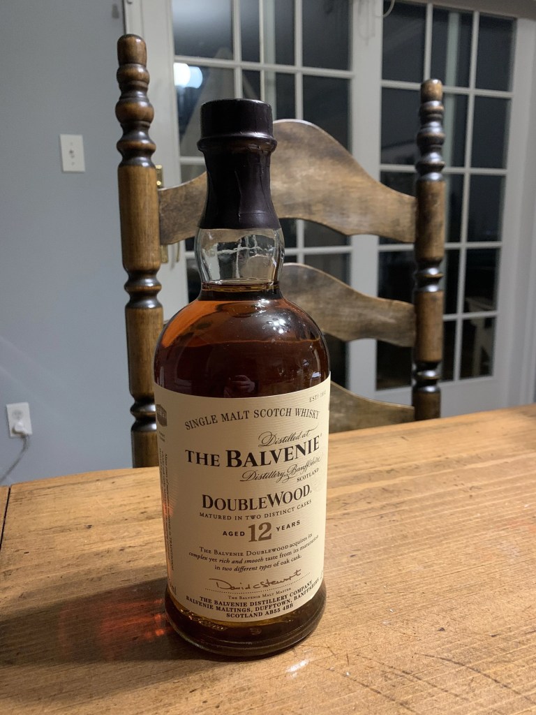 balvenie scotch bottle