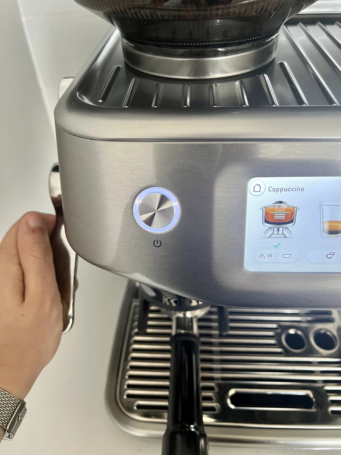 breville barista touch impress espresso machine