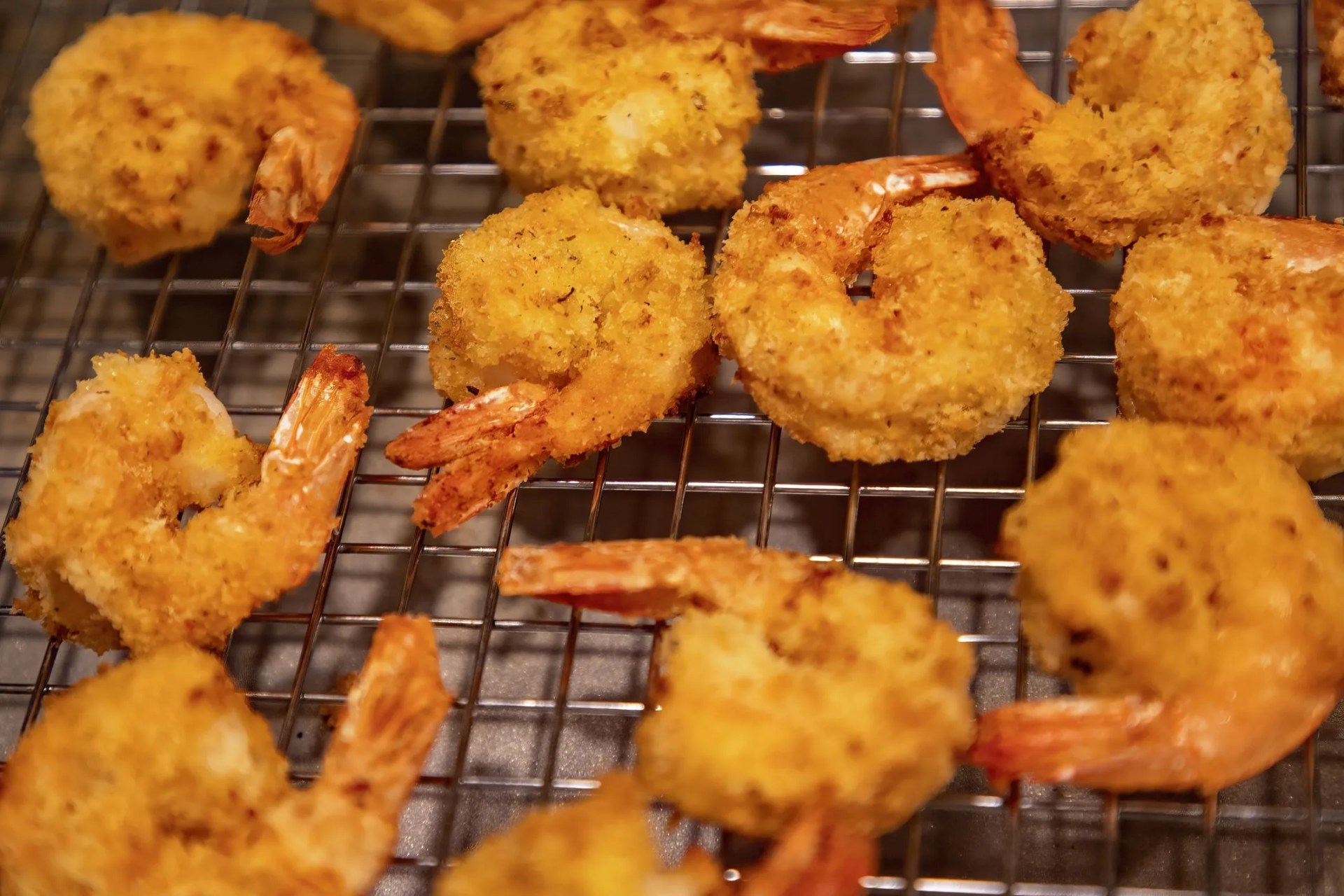 crispy shrimps with air frier