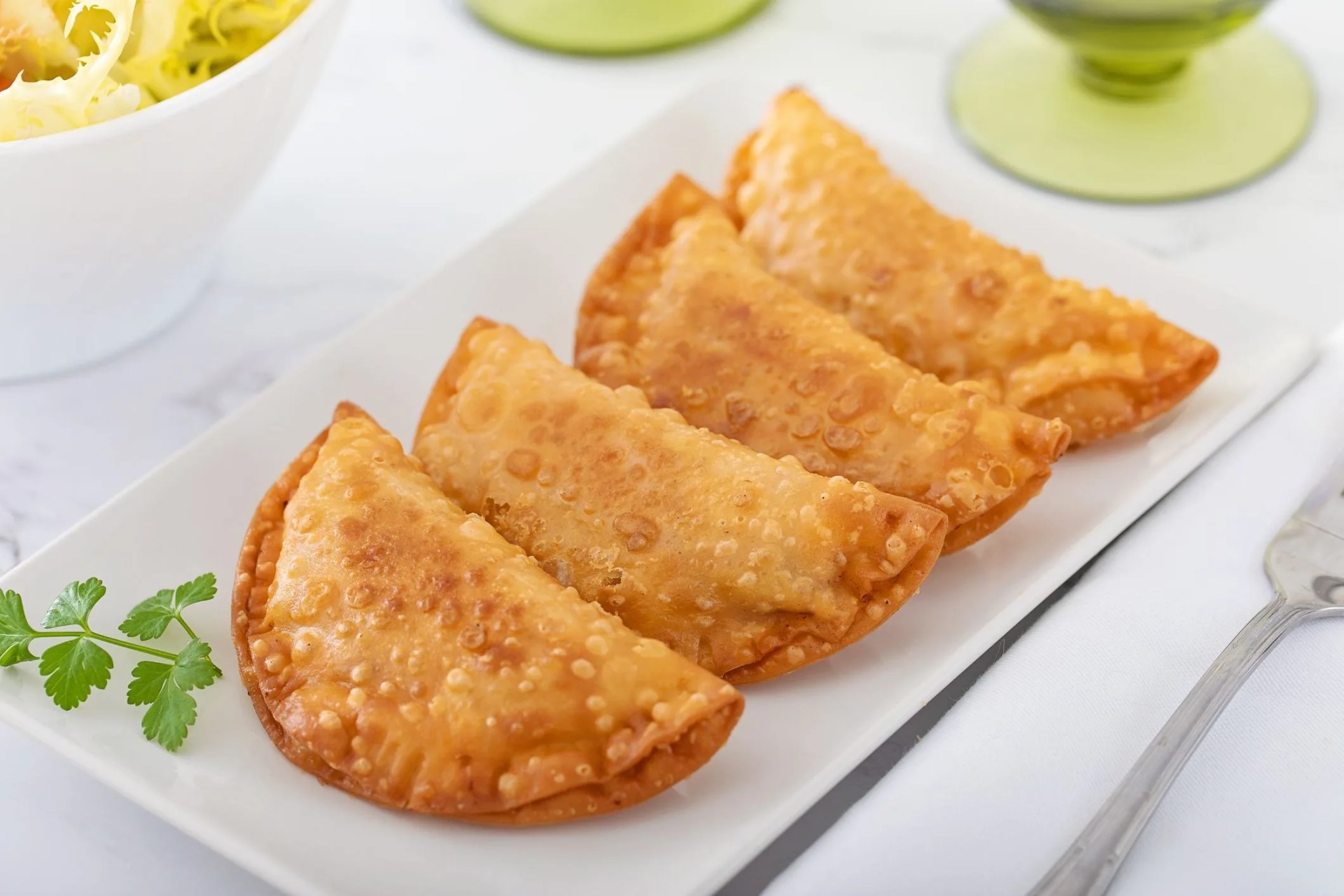 tuna patty, empanadillas