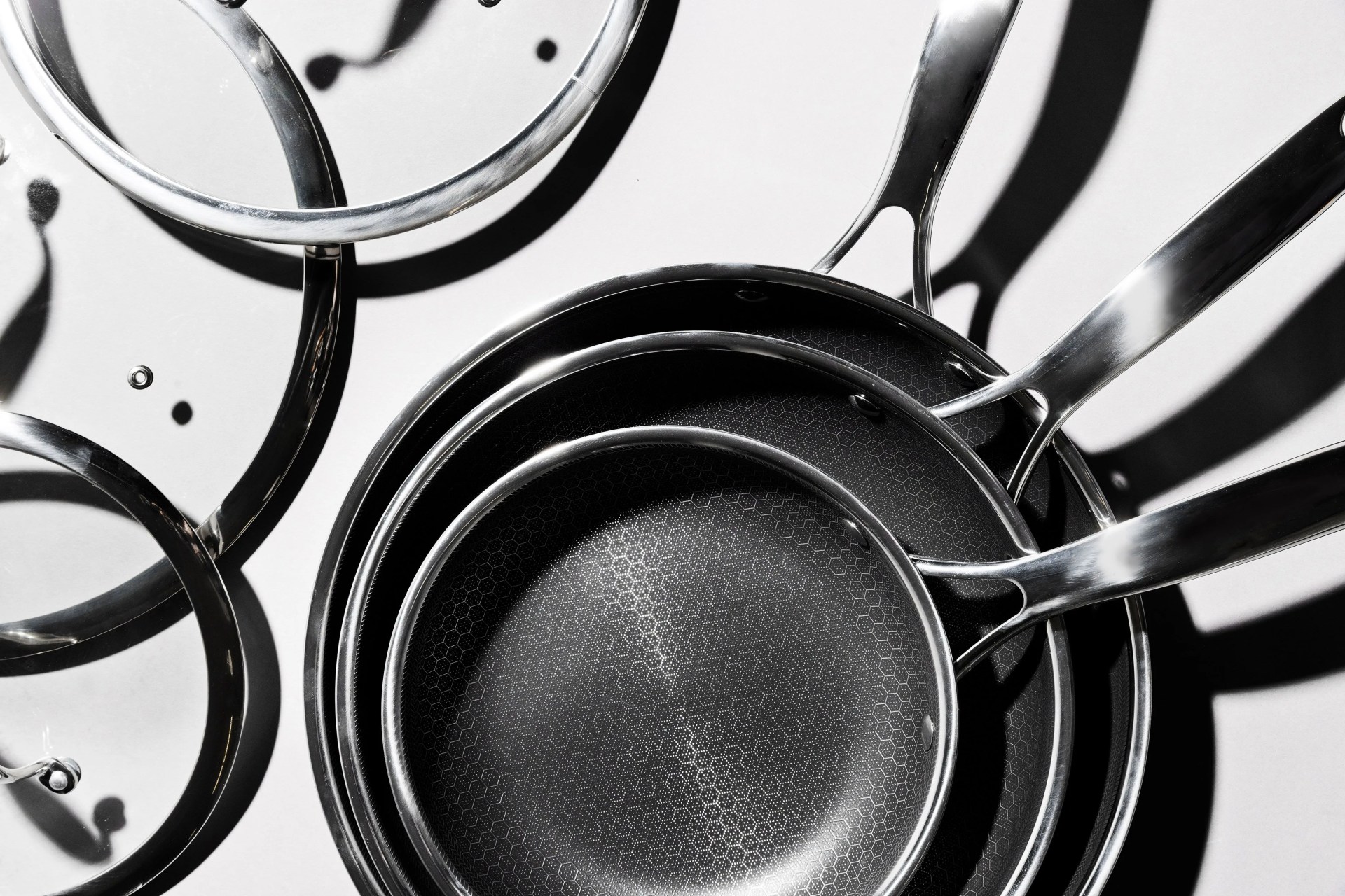 hex clad pans