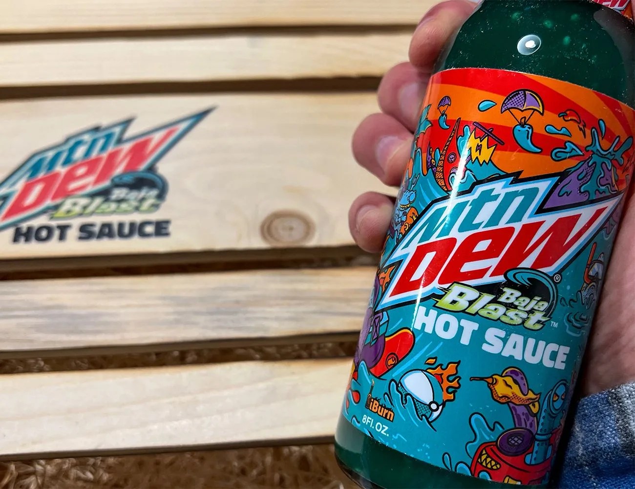 mountain dew baja blast hot sauce