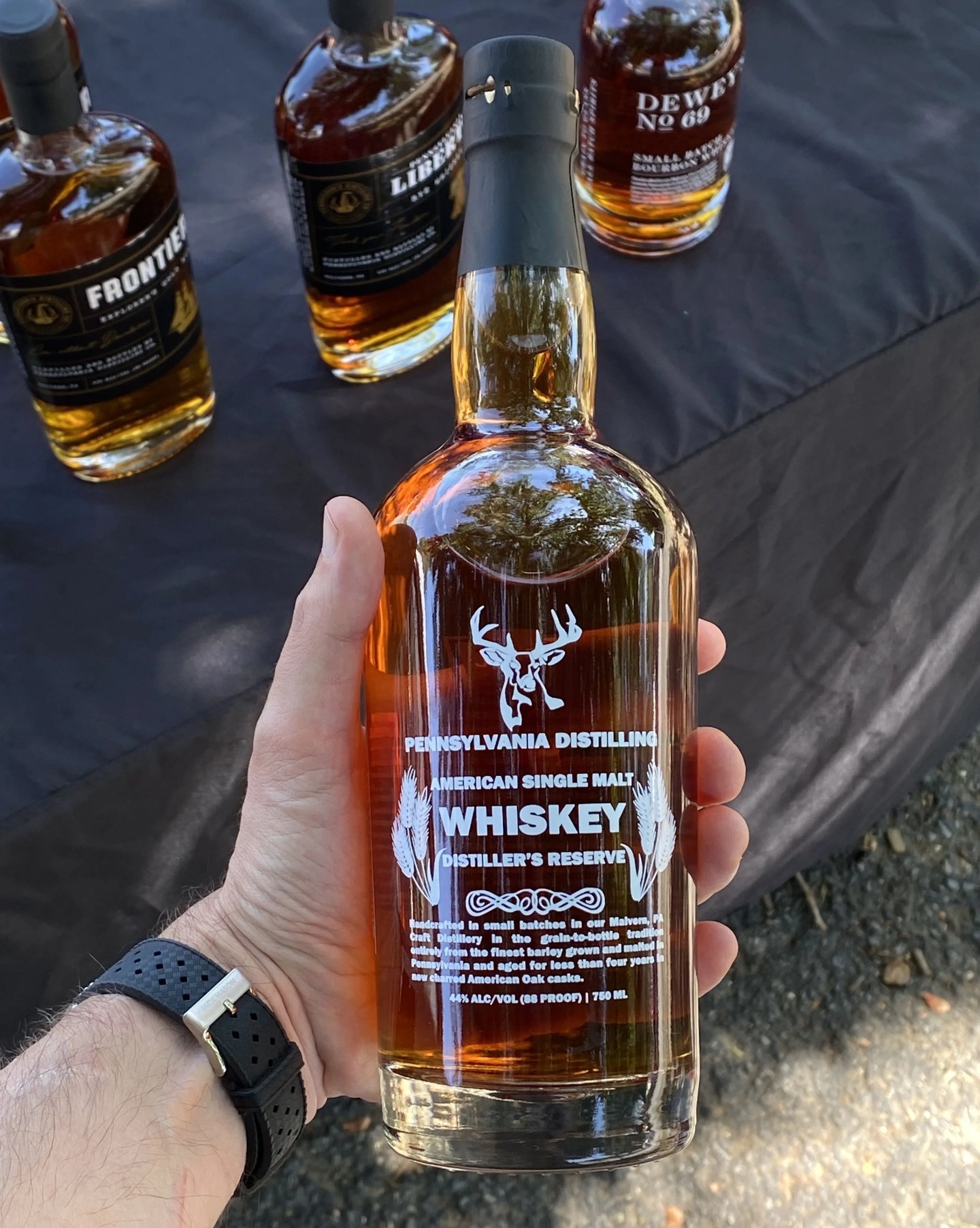 american single malt whiskey bottle