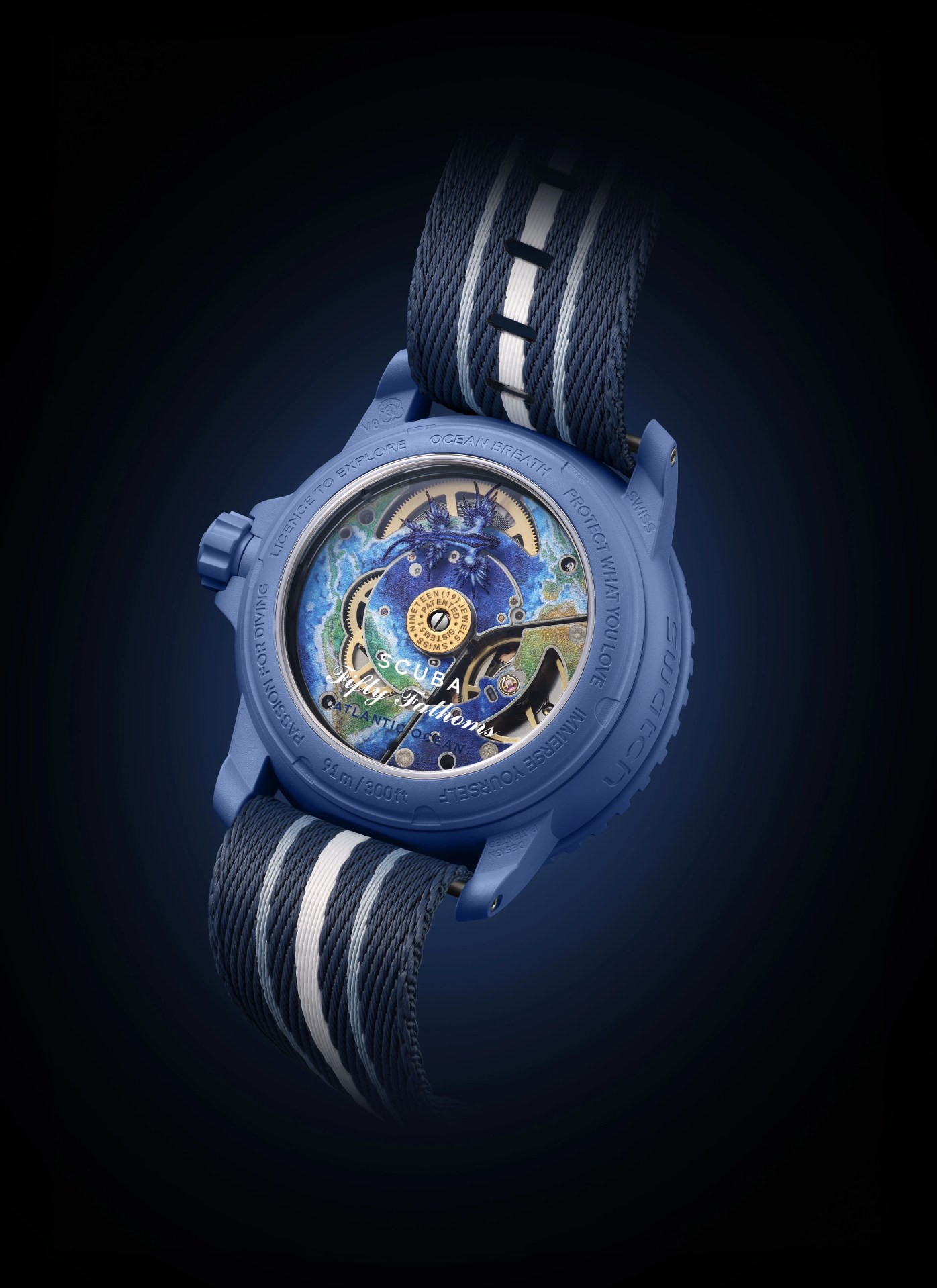 swatch blancpain scuba fifty fathoms