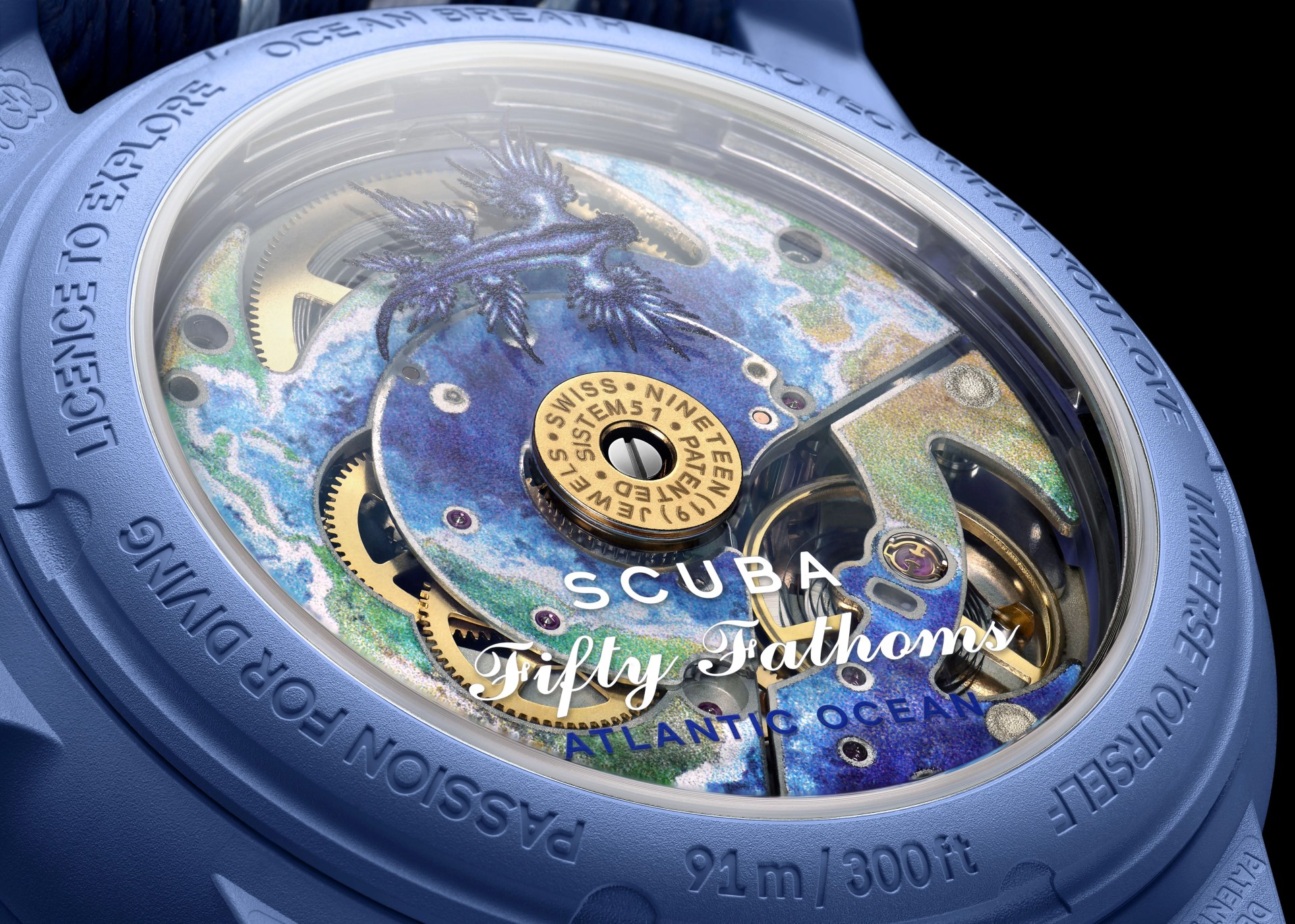 swatch blancpain scuba fifty fathoms