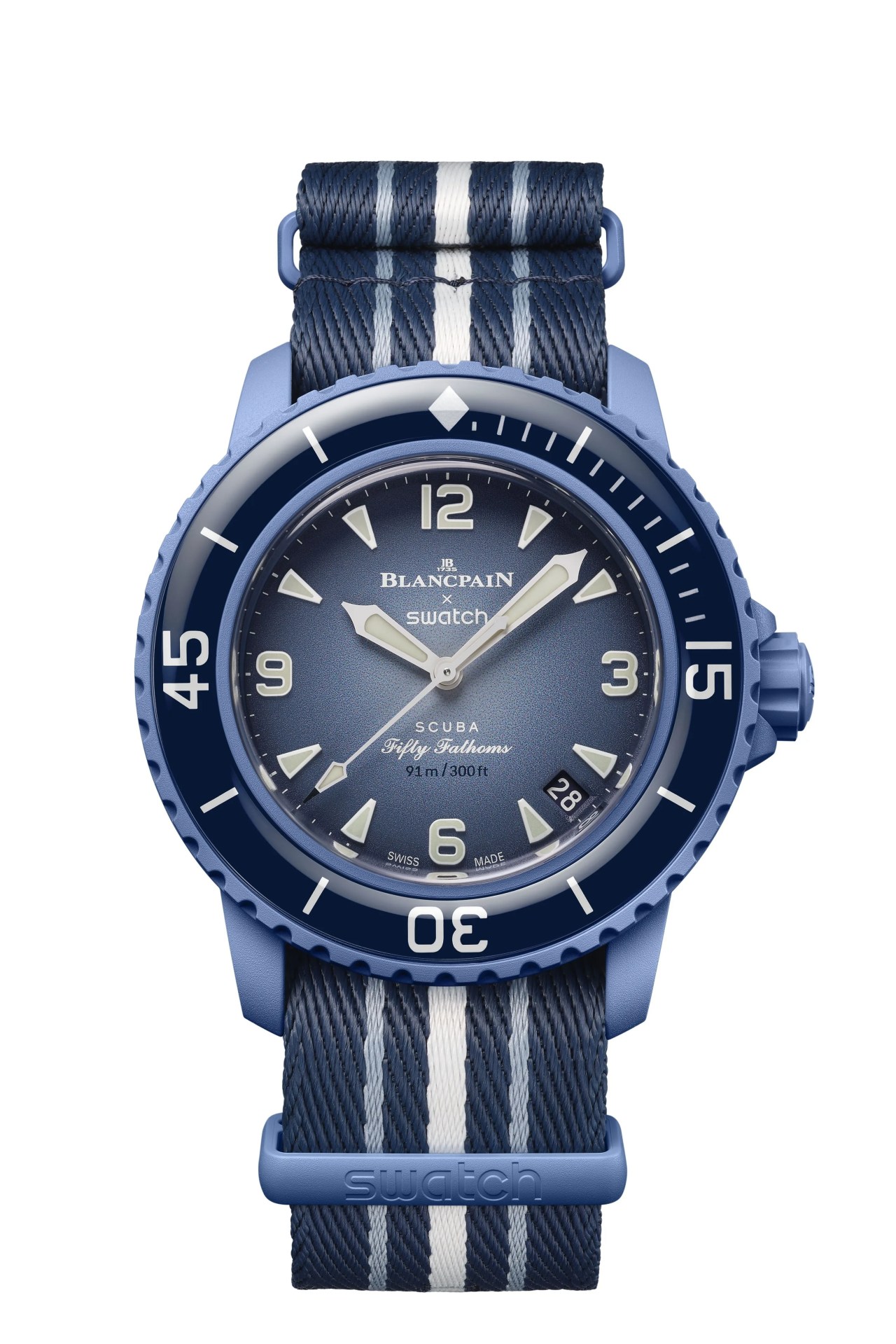 swatch blancpain scuba fifty fathoms