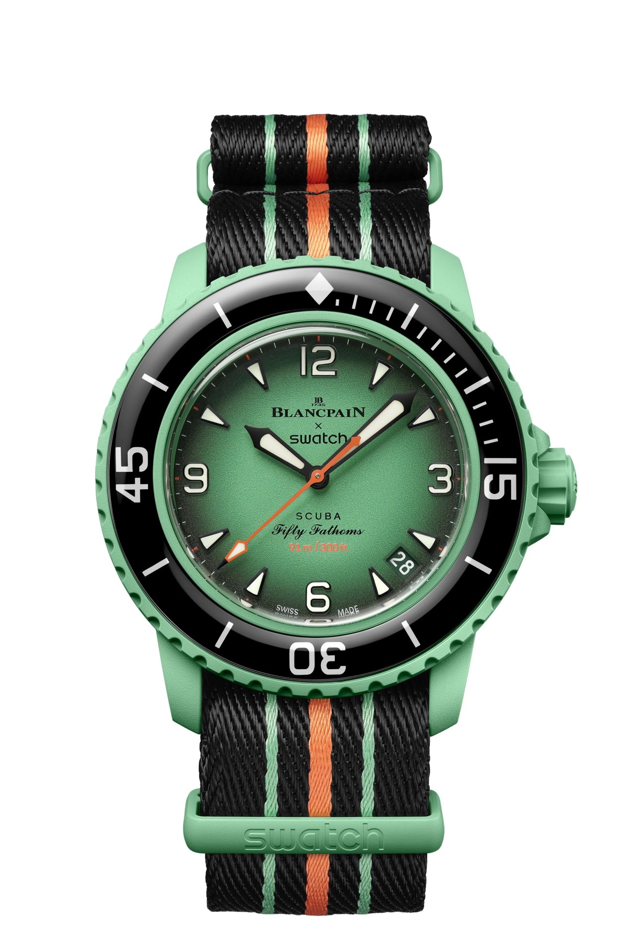 swatch blancpain scuba fifty fathoms