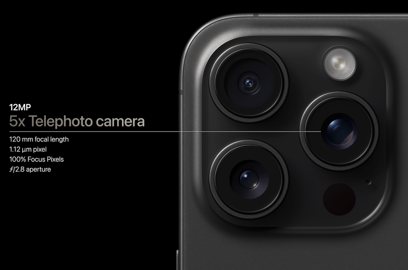 apple iphone 15 pro max telephoto camera