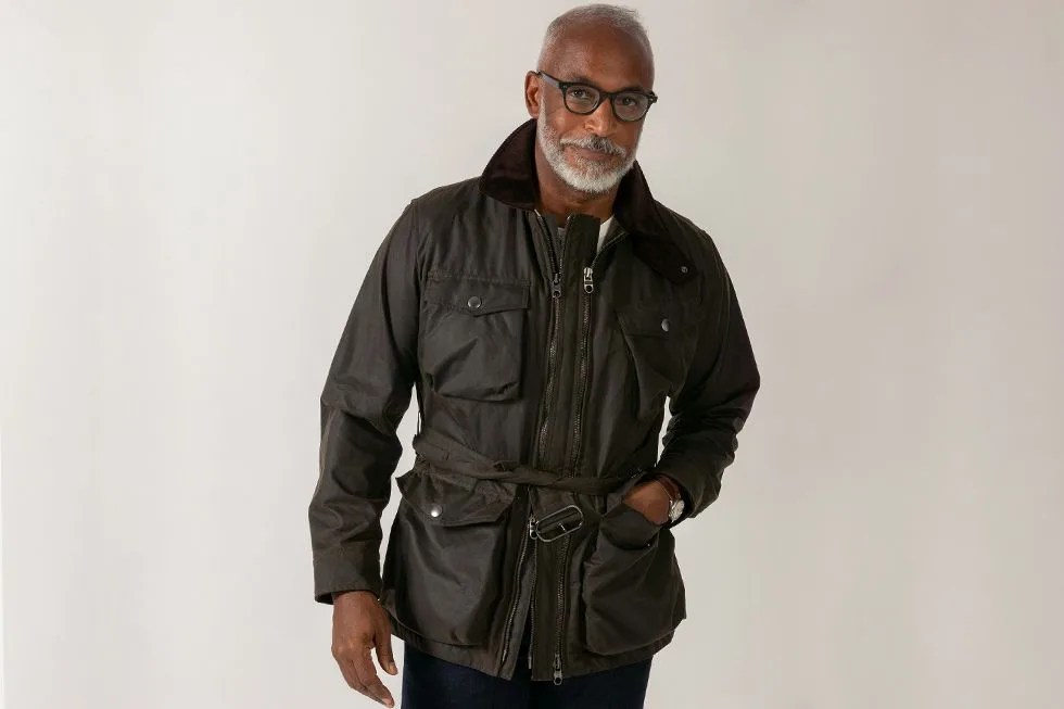 private white v c jacket