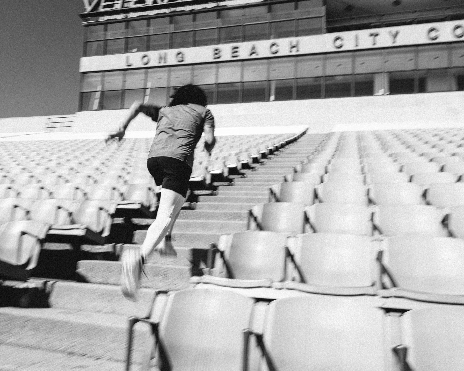 man running outside