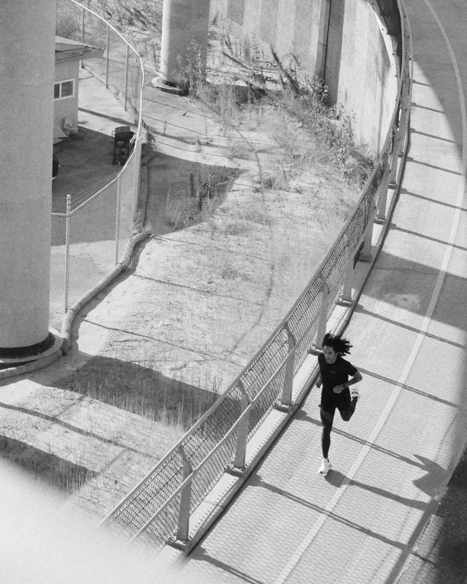 man running outside