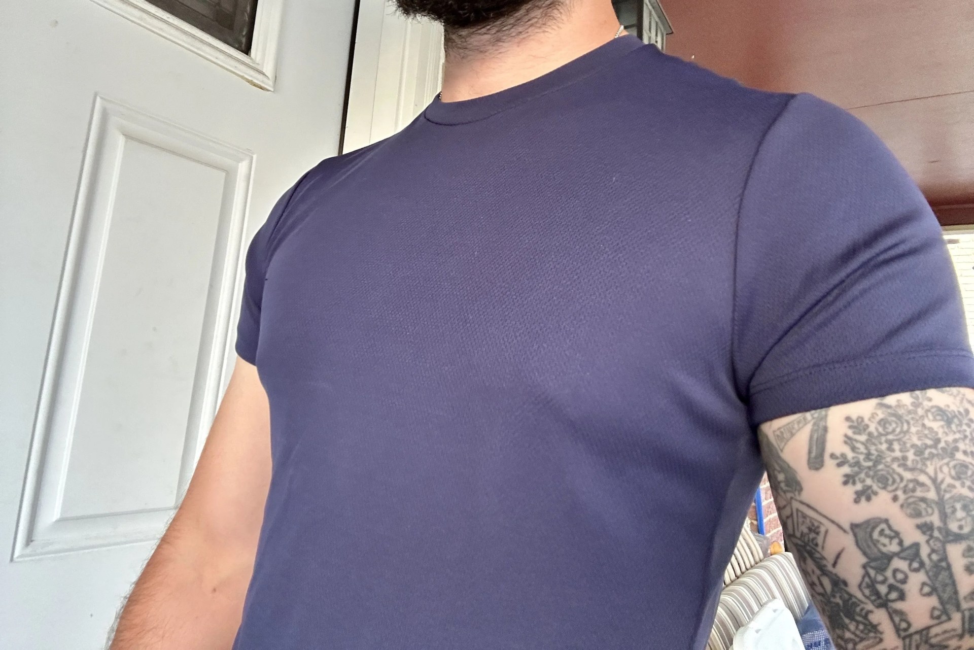 unsanctioned deep blurple tee