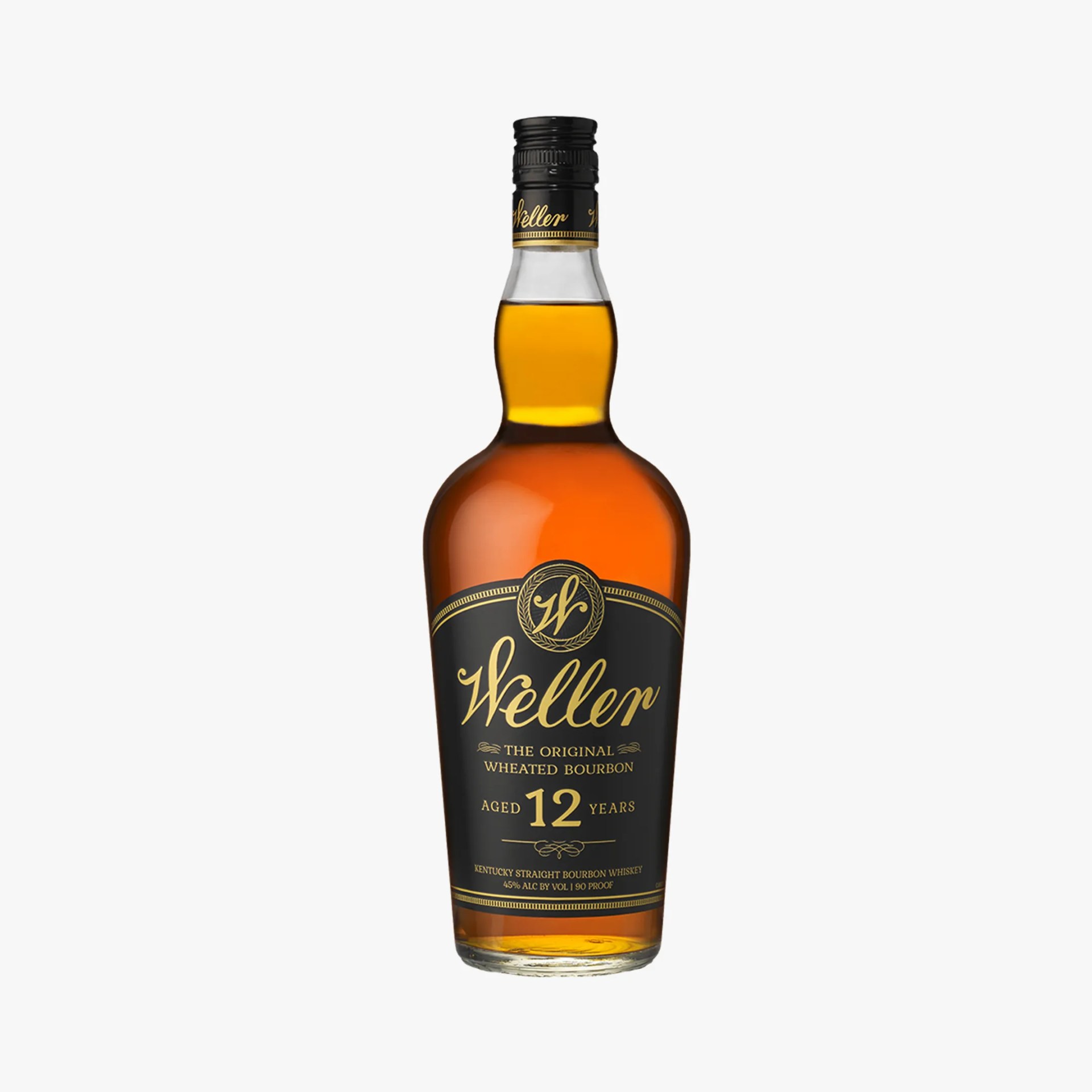 weller 12 whiskey bottle