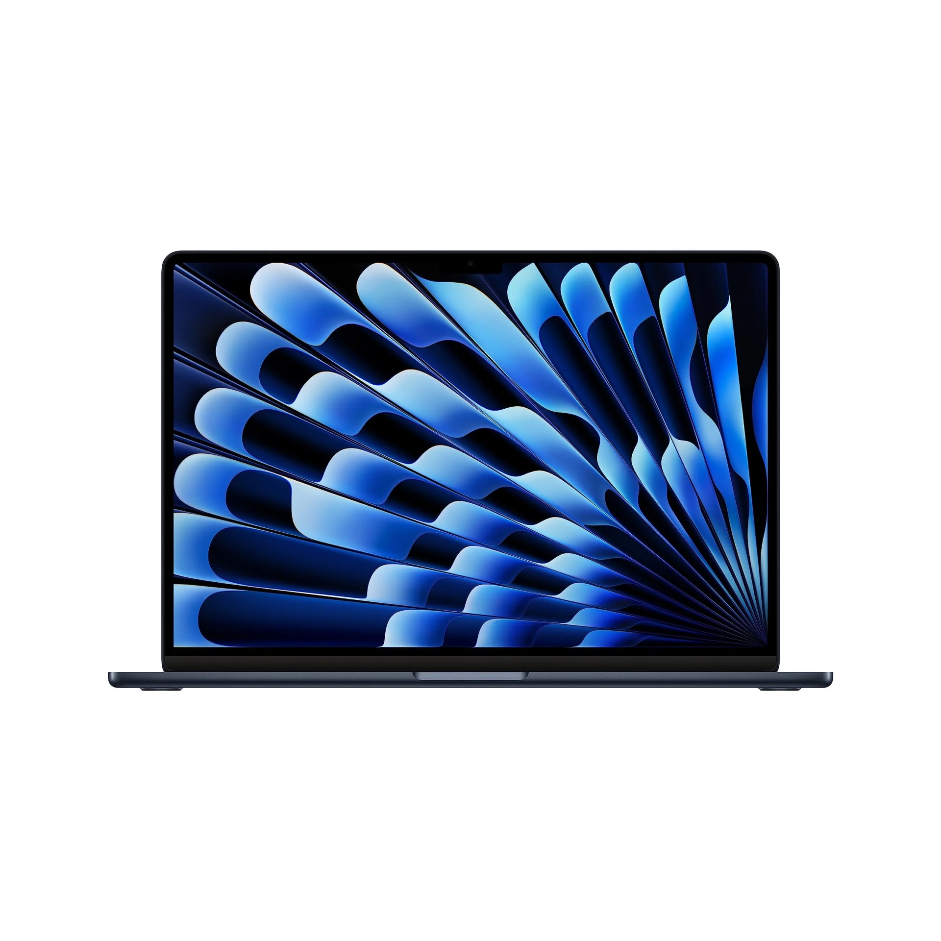 Apple 2023 MacBook Air Laptop with M2 chip: 15.3-inch Liquid Retina Display, 8GB Unified Memory, 256GB SSD Storage, 1080p FaceTime HD Camera, Touch ID. Works with iPhone/iPad; Midnight