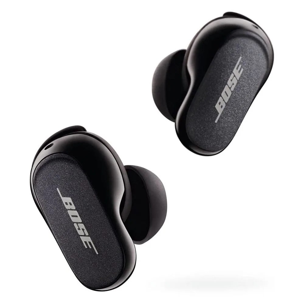 black earbuds