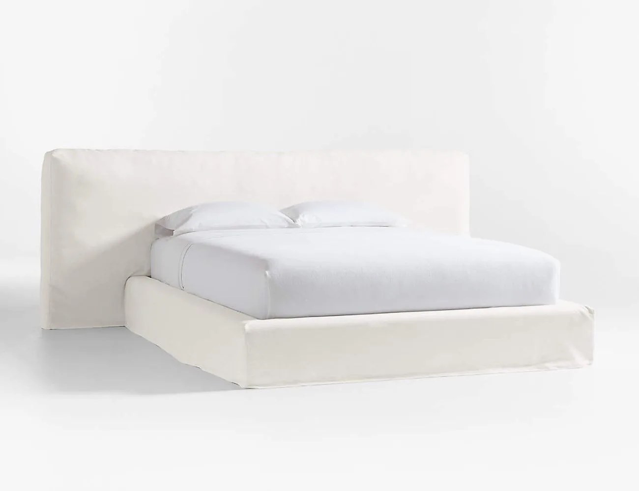 Ever White Slipcover Queen Bed by Leanne Ford