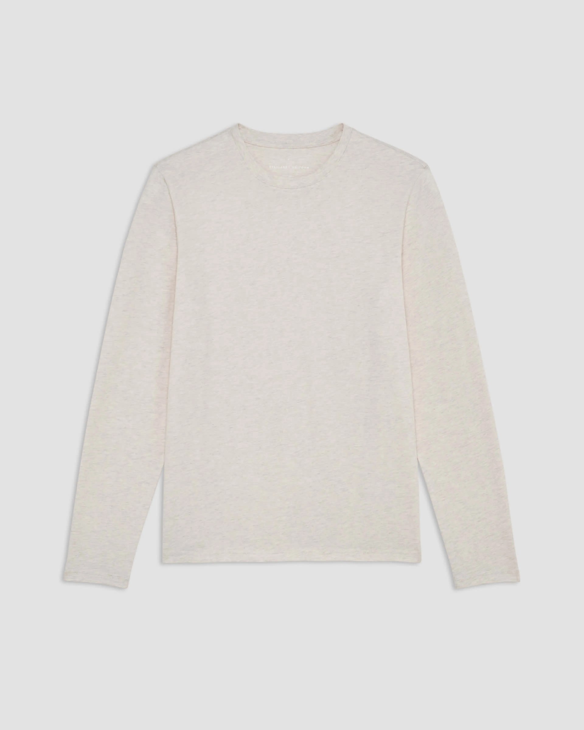 the essential organic long sleeve tee  uniform