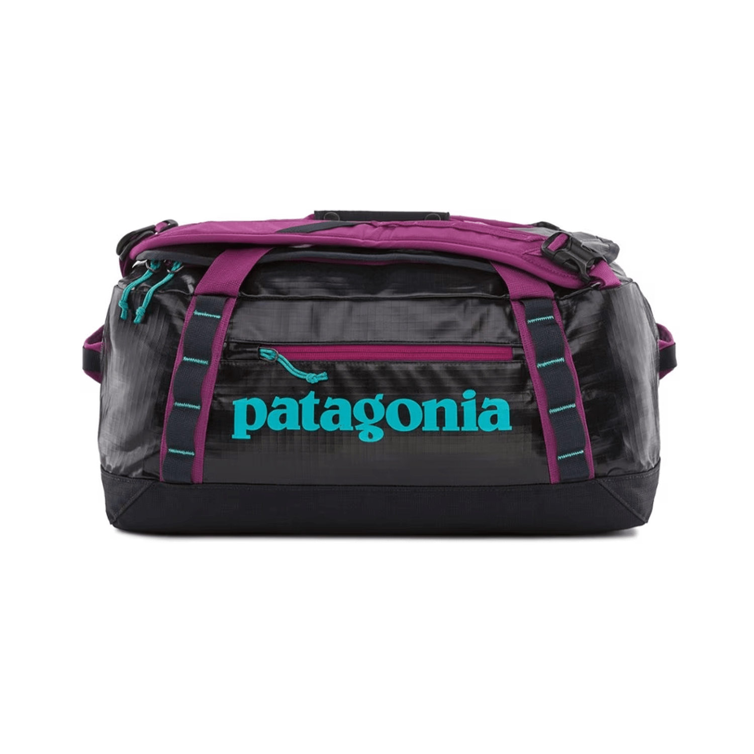 a pink and purple backpack
