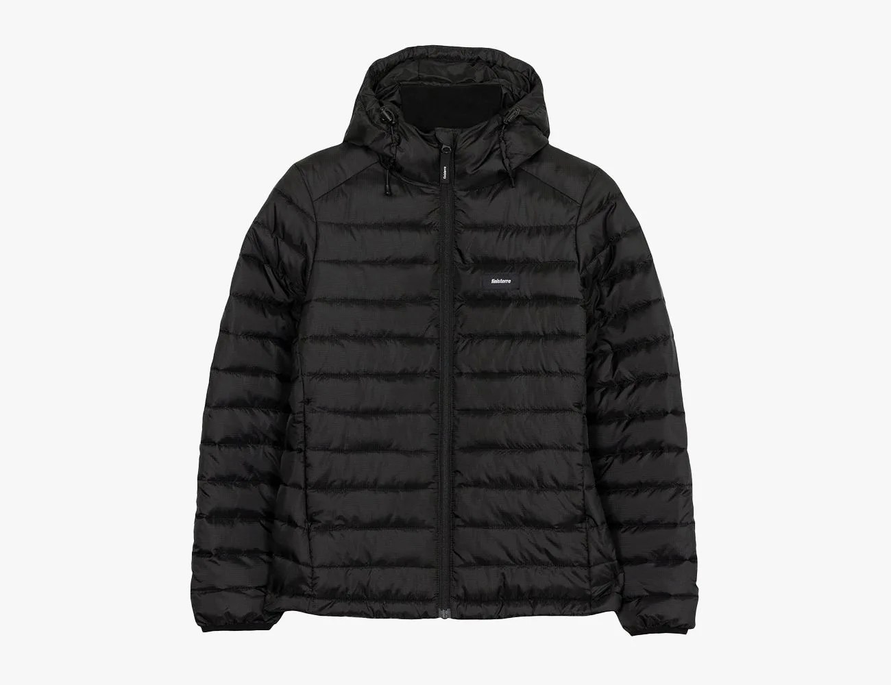 finisterre nimbus black hooded jacket