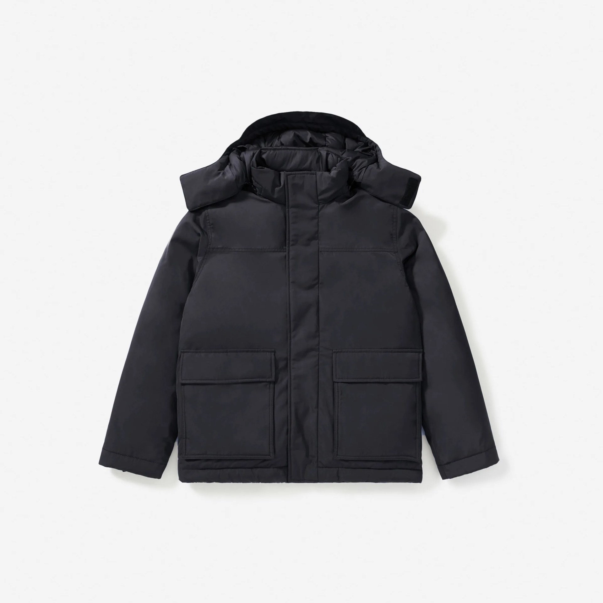 The ReNew Short Parka - Black