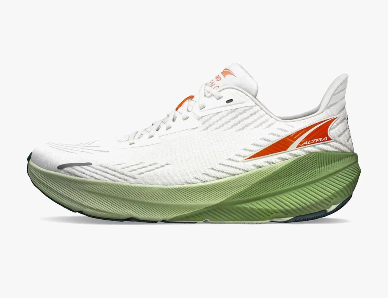 a green and white shoe