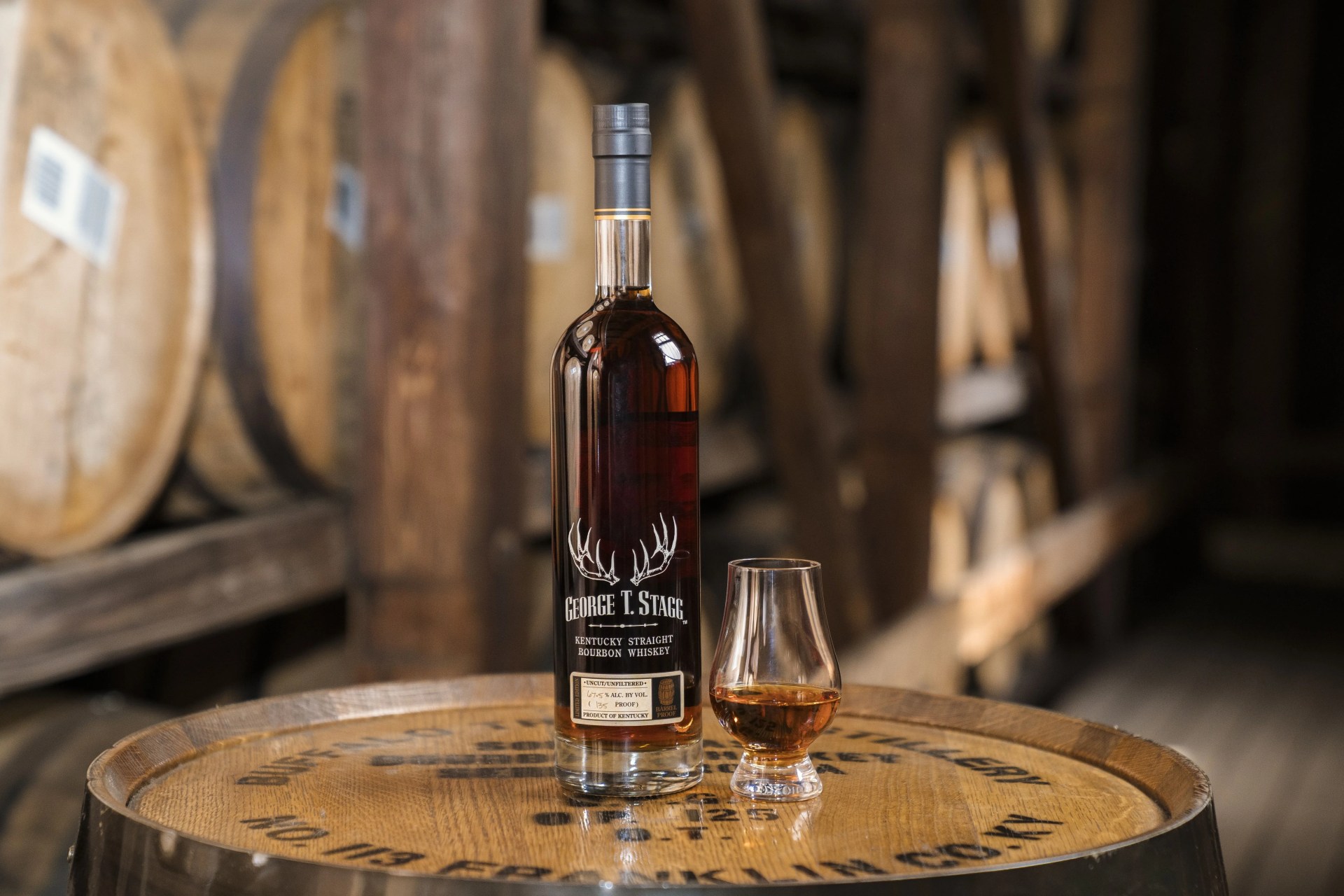 buffalo trace antique collection whiskey bottle