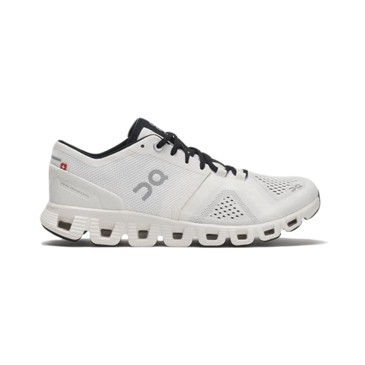 a pair of white sneakers