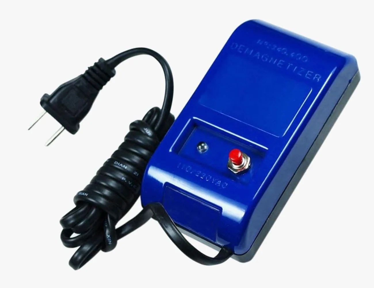 a blue and black electronic device