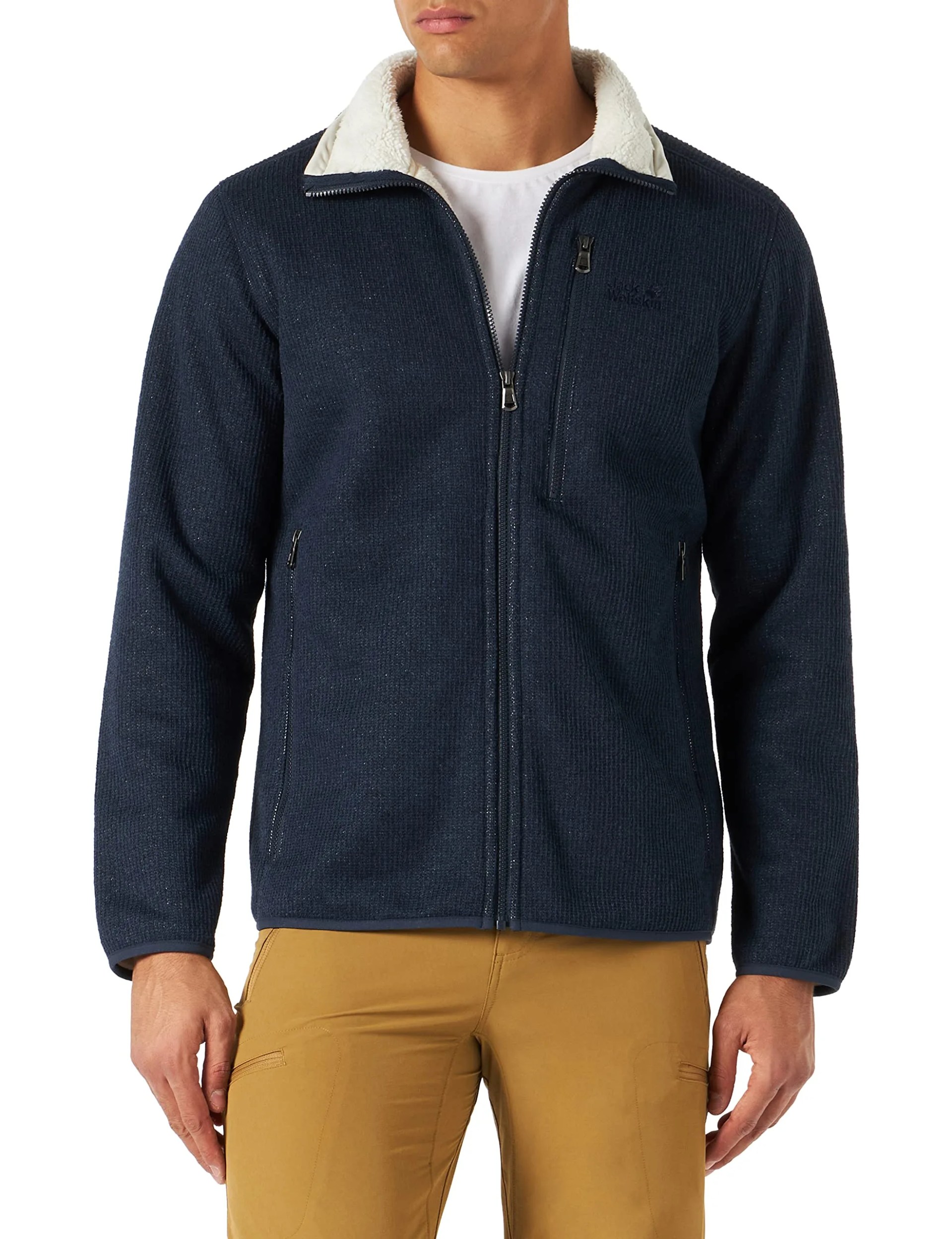 Jack Wolfskin Men's Robson Fjord Jacket, Night Blue, L