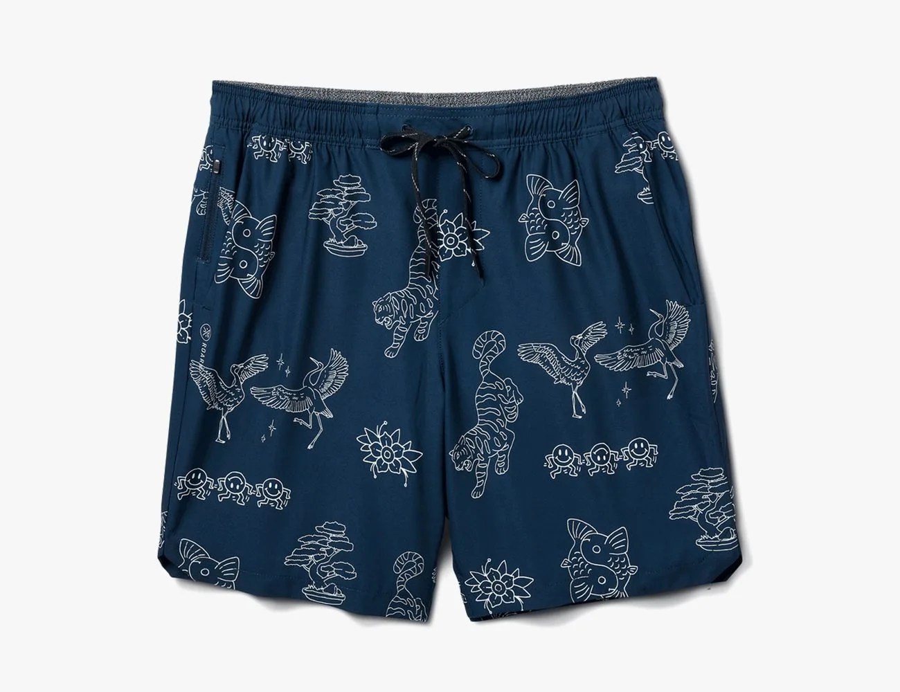 a pair of blue gym shorts