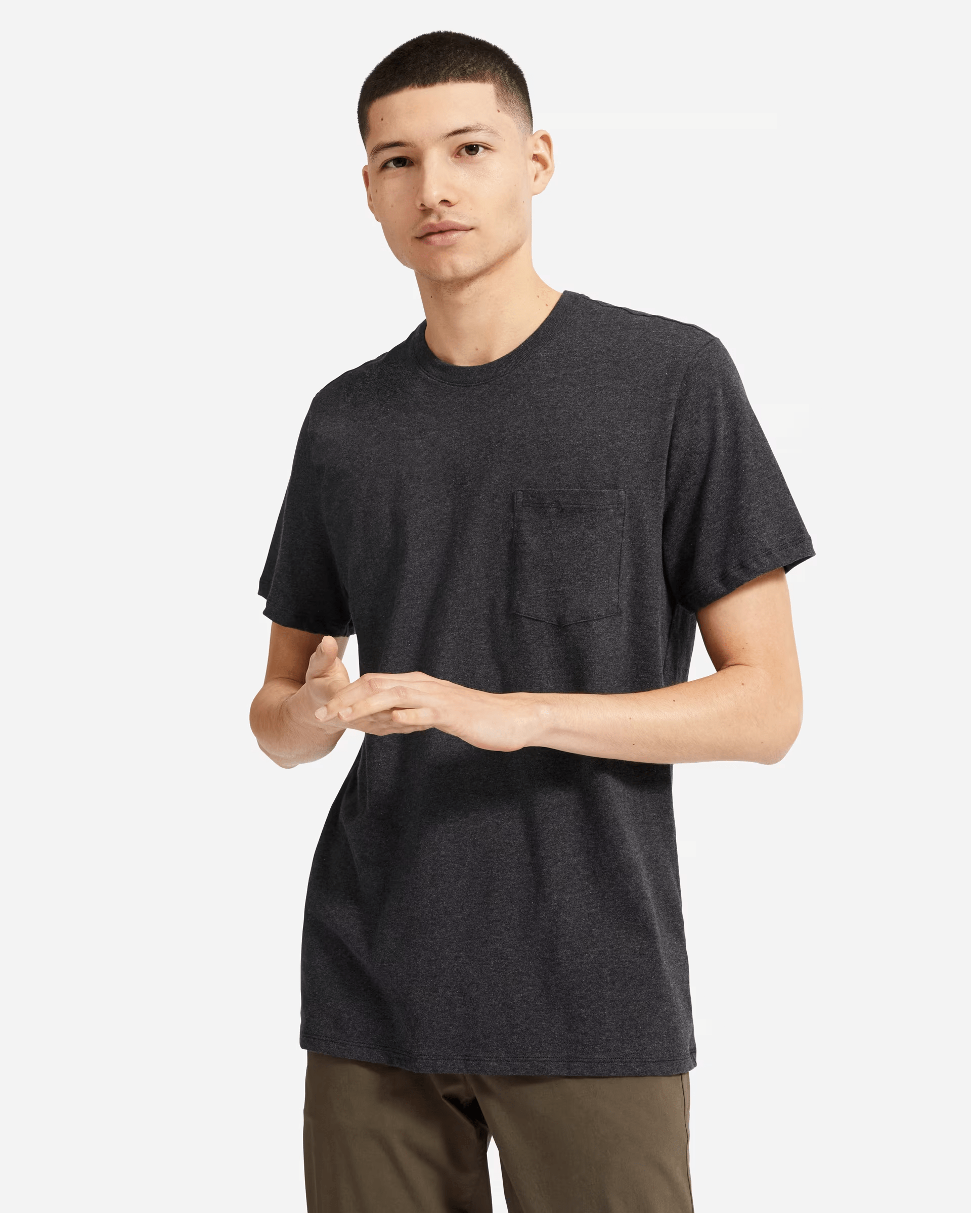 a man folding his arms