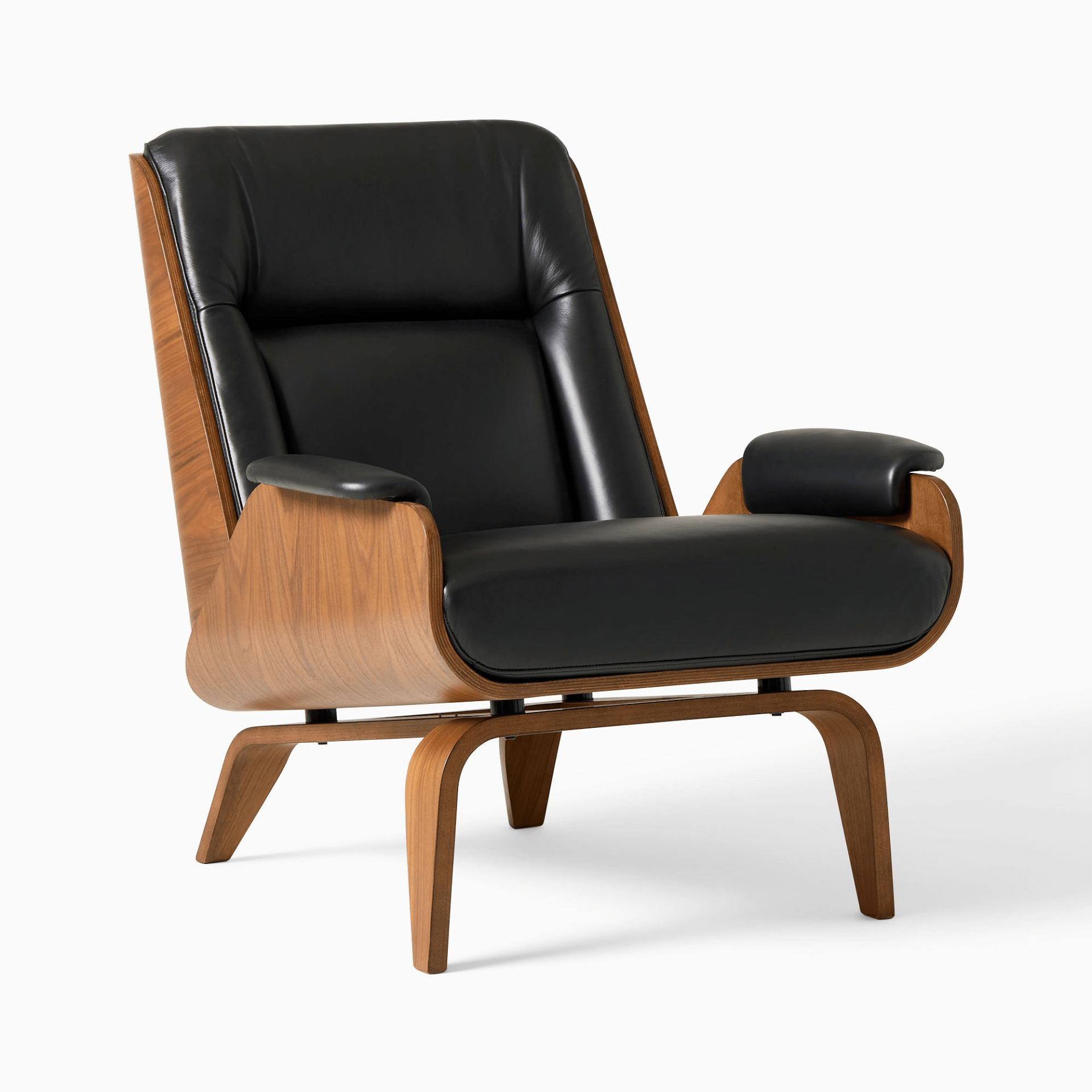 a brown leather chair