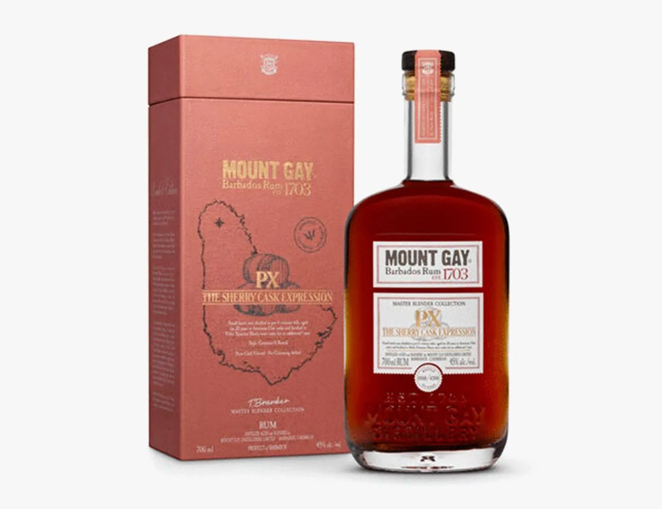 a bottle of rum