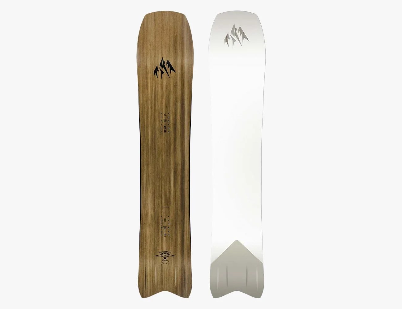 a pair of snowboards