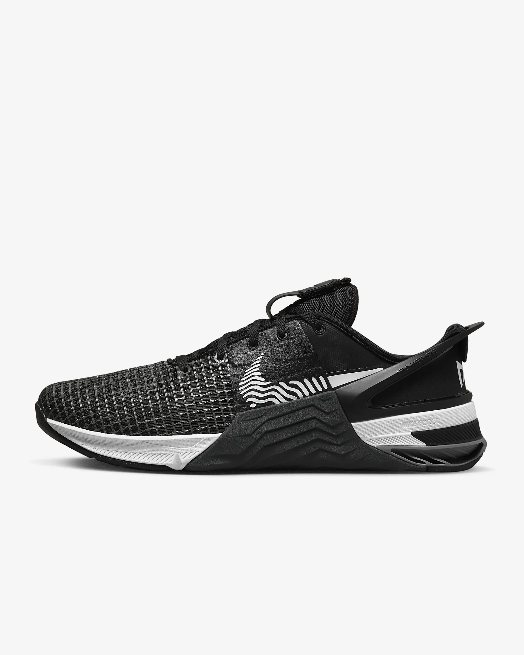 a black and white shoe