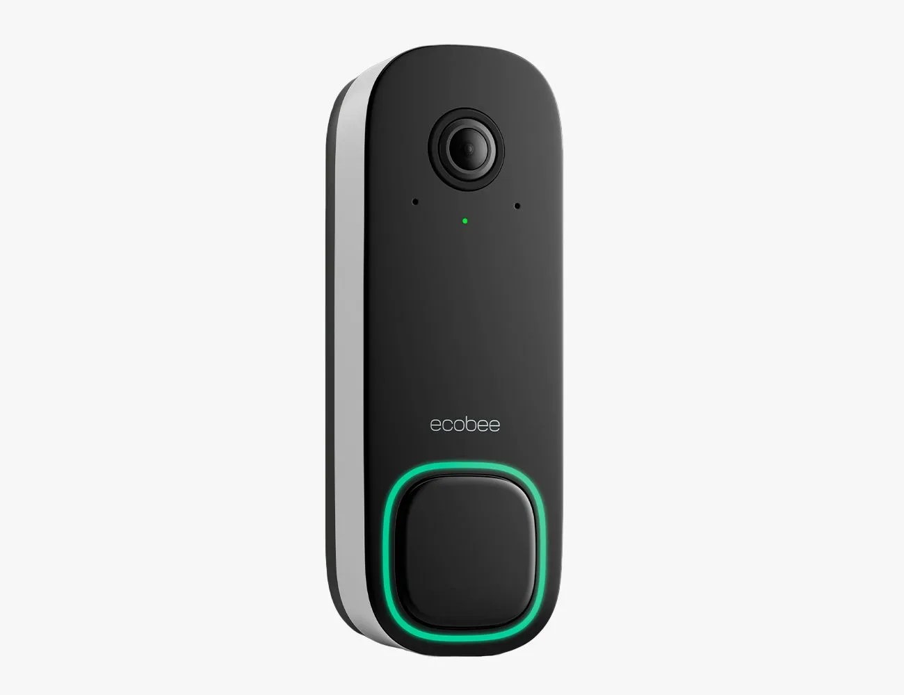 a black doorbell