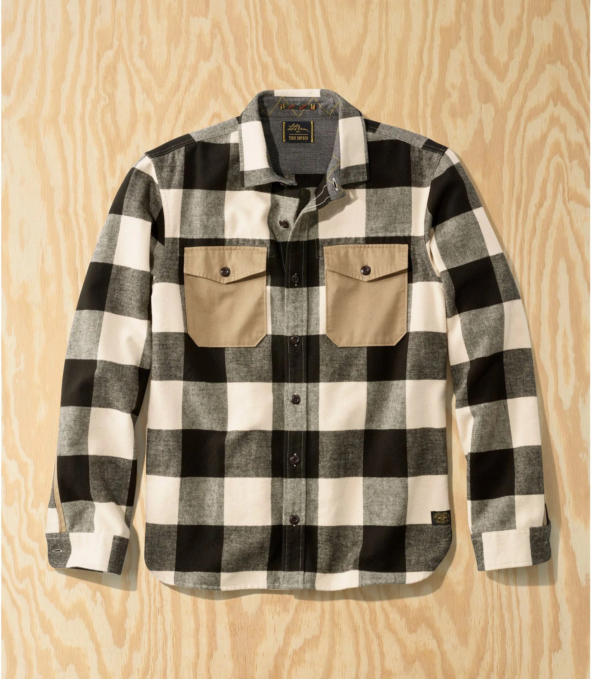 Men's L.L.Bean x Todd Snyder Chamois Shirt with Trim | Casual Button-Down Shirts at L.L.Bean
