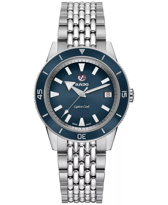 a close up of a watch