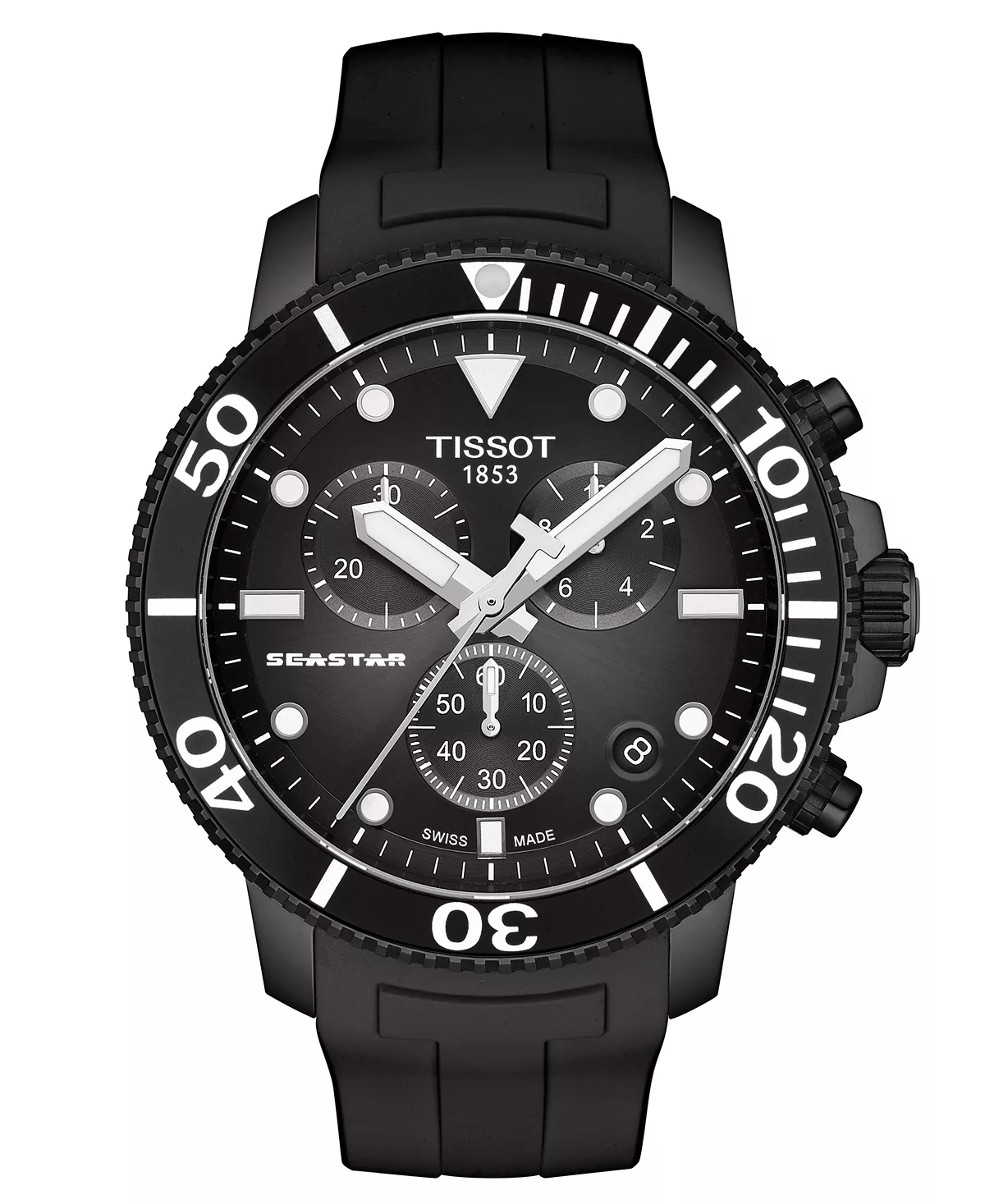 a black wrist watch