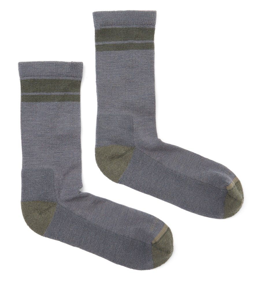 a pair of blue and black socks