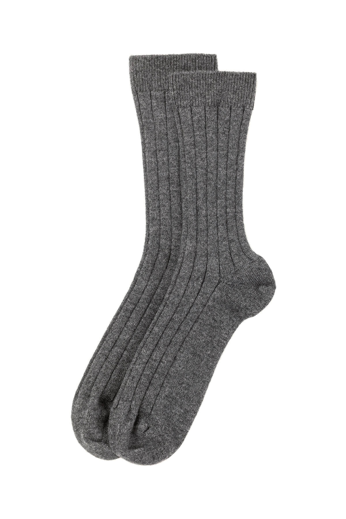 Men's Cashmere Ribbed Socks