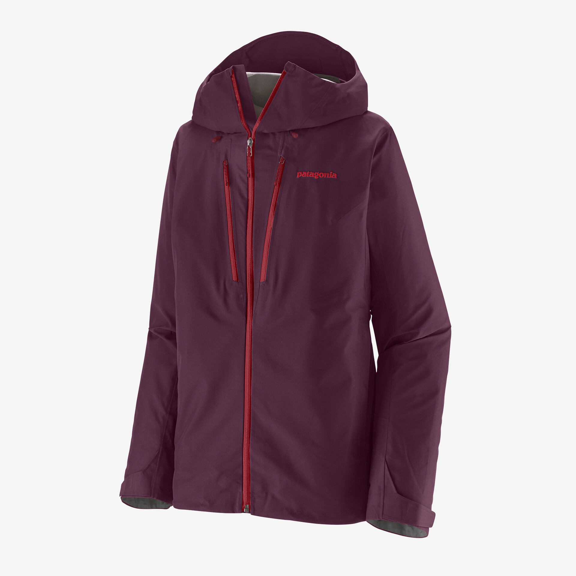 a red and black jacket