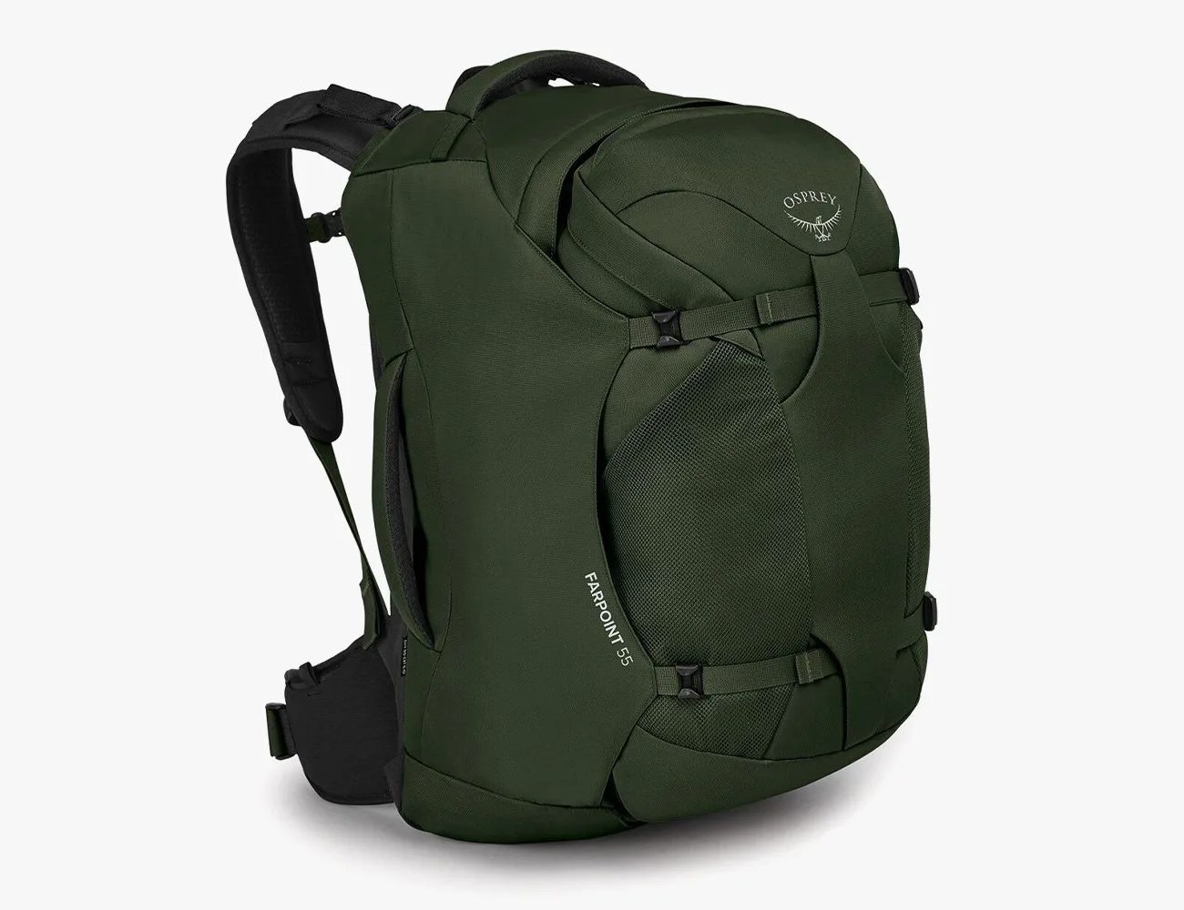 a black and grey backpack