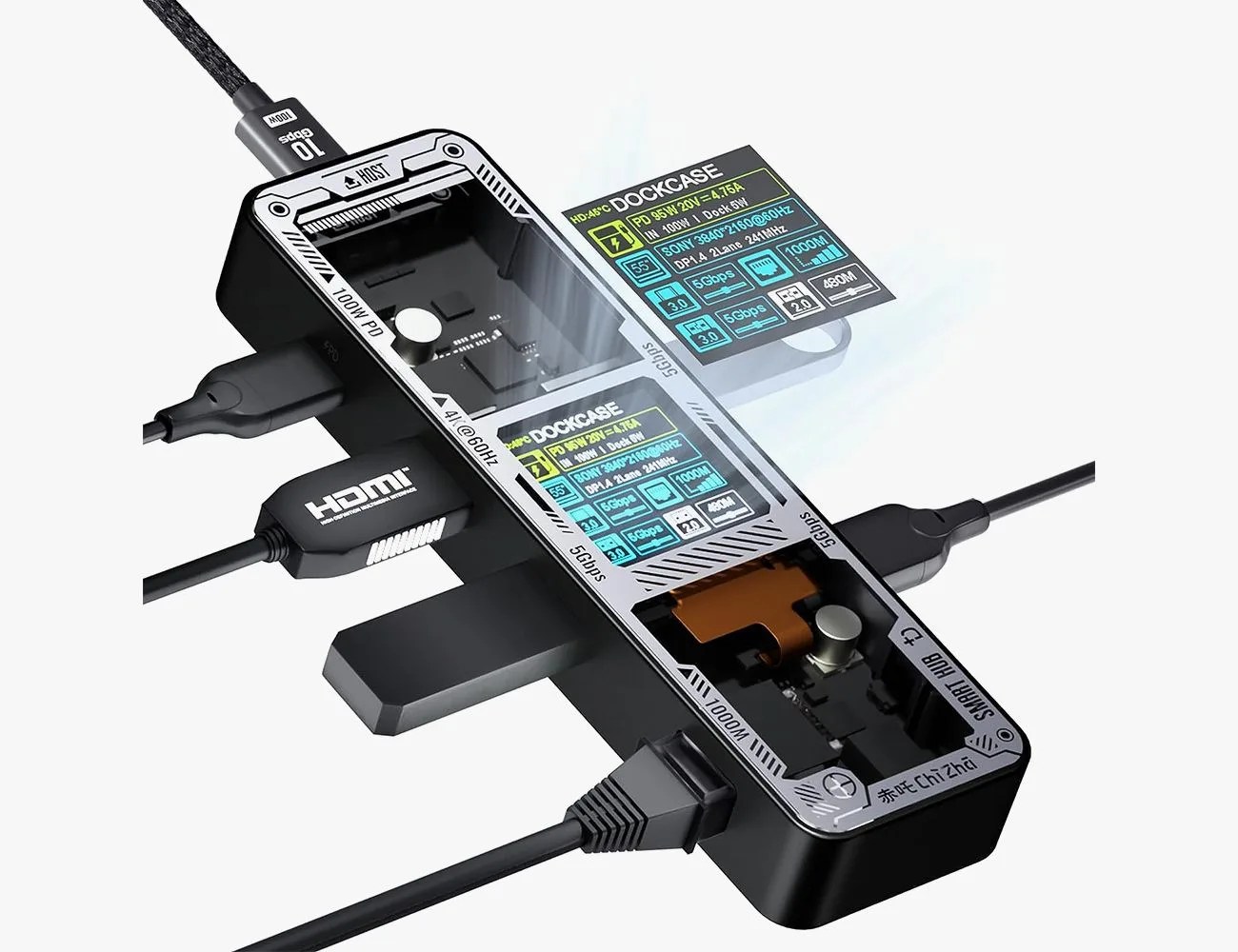 Dockcase Smart USB C Hub